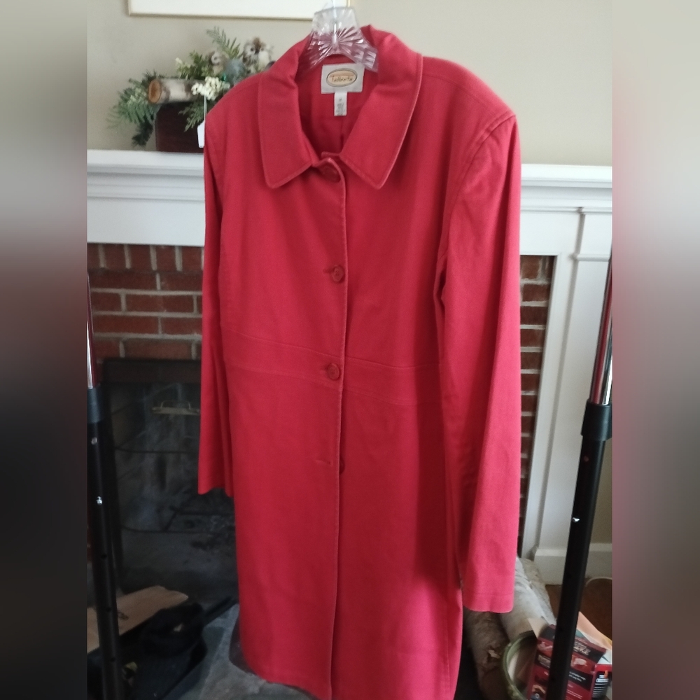 Talbot's Vintage 90's Women's Red Trench Coat